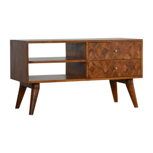 Assorted Chestnut Media Unit