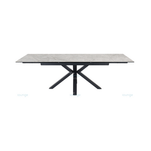 Amari Extending Table - Grey Ceramic Marble