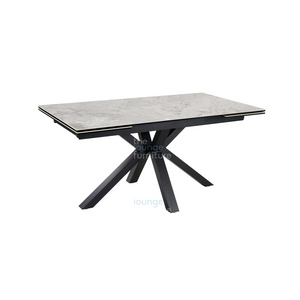 Amari Extending Table - Grey Ceramic Marble