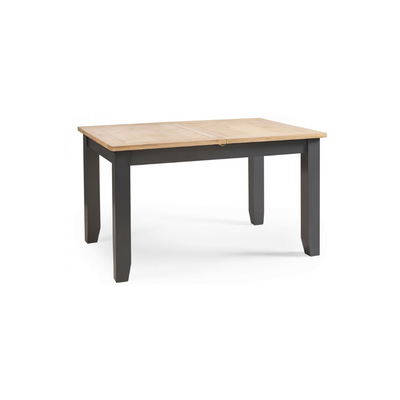 Bordeaux Rectangle Extending Dining Table - Dark Grey