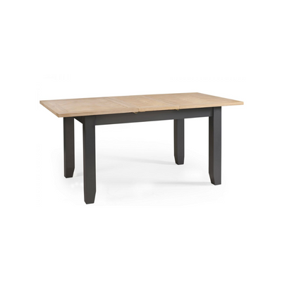 Bordeaux Rectangle Extending Dining Table - Dark Grey