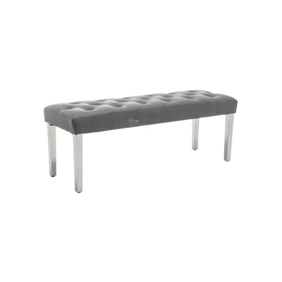 Isabella PU Bench - Grey