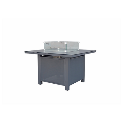 Porton Outdoor Gas Firepit Table in Grey