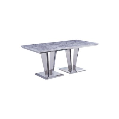 Riccardo 180 Large Table - Grey Marble