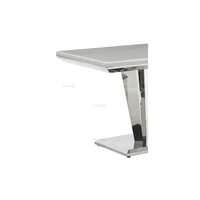 Riccardo 80 Square Table - Cream Marble