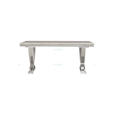 Sienna 180 Large Table - White Marble