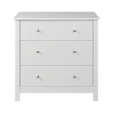 Florence chest with 3 drawers in White