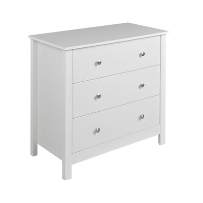Florence chest with 3 drawers in White