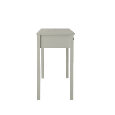 Florence Dressing Table with 3 drawers in Soft Grey