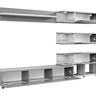 Silk in White Gloss Entertainment Unit