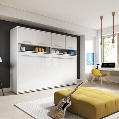 CP-05 Horizontal Wall Bed Concept 120cm with Over Bed Unit