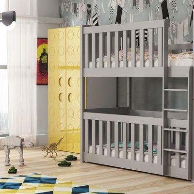 Wooden Bunk Bed Konrad with Cot Bed