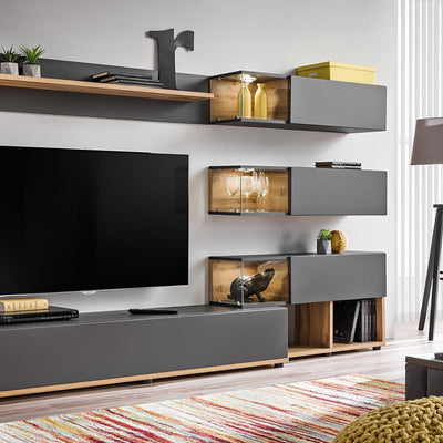 Silk in Anthracite Entertainment Unit