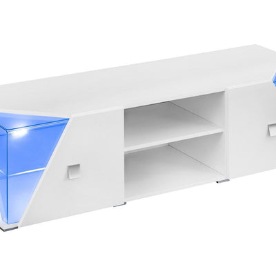 Edge TV Cabinet in White Gloss