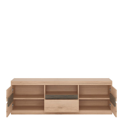 Kensington 2 Door 1 Drawer Wide TV Cabinet