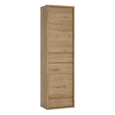 Shetland 2 Door 2 Drawer narrow cabinet in Shetland Oak