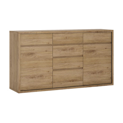 Shetland 2 door 6 drawer chest in Shetland Oak