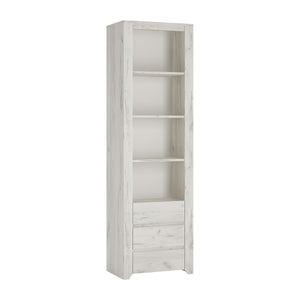 Angel Tall Narrow 3 Drawer Bookcase.
