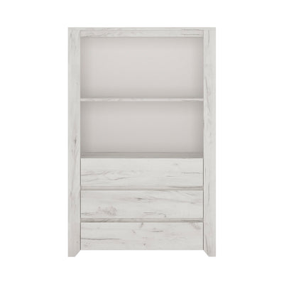 Angel 3 Drawer Cupboard with Open Shelf