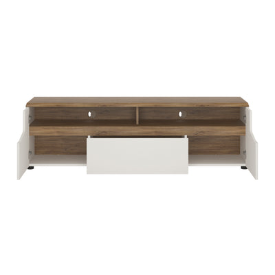 Toledo 2 door 1 drawer wide TV unit