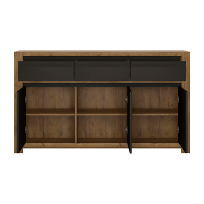 Havana 3 door 3 drawer sideboard