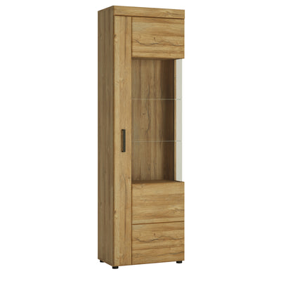 Cortina Tall glazed display cabinet (RH)