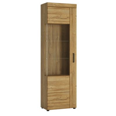 Cortina Tall glazed display cabinet (LH)