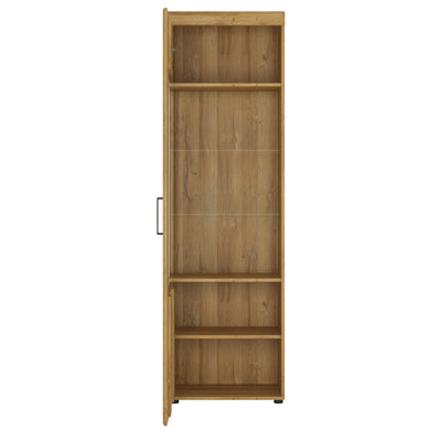 Cortina Tall glazed display cabinet (LH)