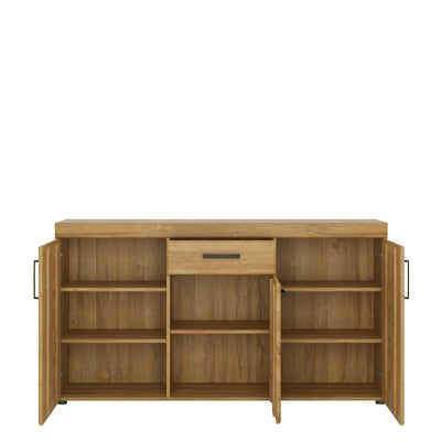 Cortina 3 door 1 drawer sideboard