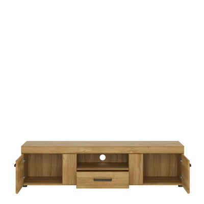 Cortina 2 door 1 drawer wide TV cabinet