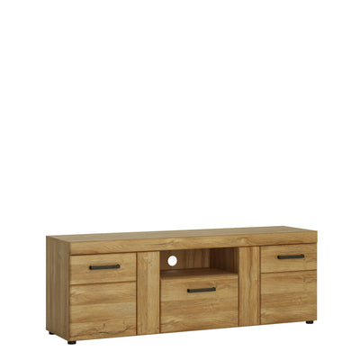 Cortina 2 door 1 drawer tall TV cabinet