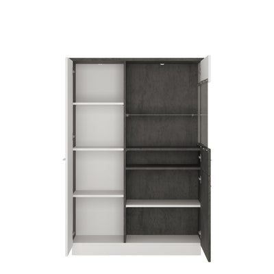 Zingaro Low display cabinet (RH)