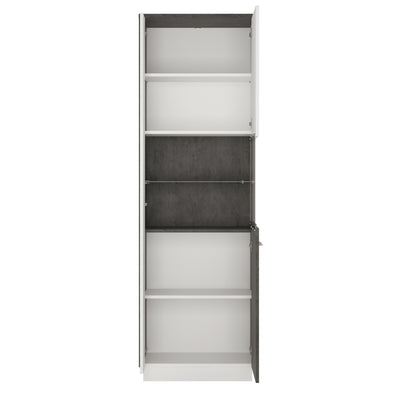 Zingaro Tall display cabinet (RH)