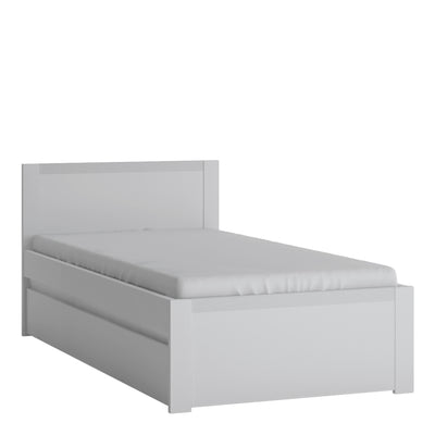 Novi 90cm Bed in Alpine White.