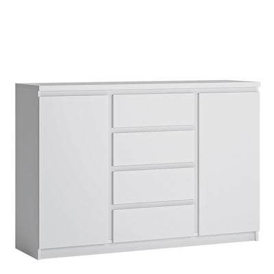 Fribo 2 door 4 drawer sideboard Alpine White