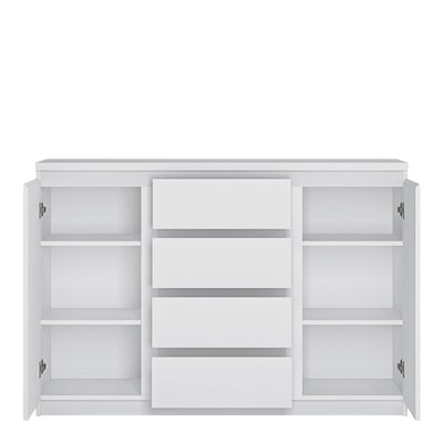 Fribo 2 door 4 drawer sideboard Alpine White