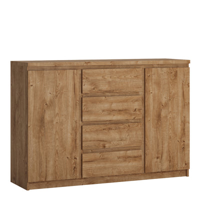 Fribo 2 door 4 drawer sideboard Golden Ribbeck Oak