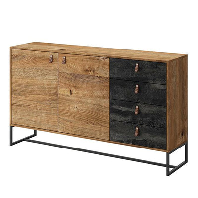 Dark Sideboard Cabinet 153cm