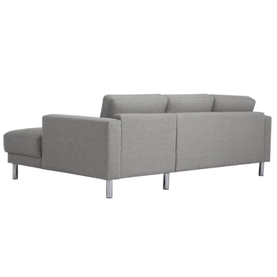 Cleveland Chaiselongue Sofa - NOVA Light Grey (RH)
