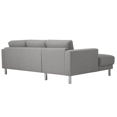 Cleveland Chaiselongue Sofa - NOVA Light Grey (LH)