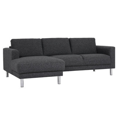 Cleveland Chaiselongue Sofa - NOVA Antracit (LH)