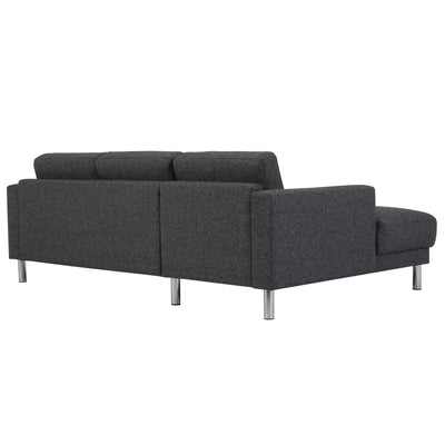 Cleveland Chaiselongue Sofa - NOVA Antracit (LH)