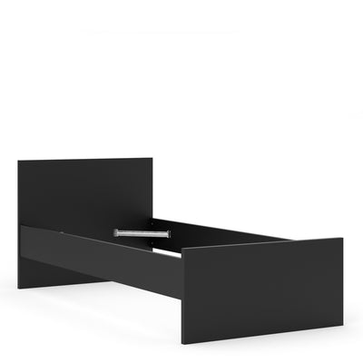 Naia Bed 90x190 Black Mat Black Mat.