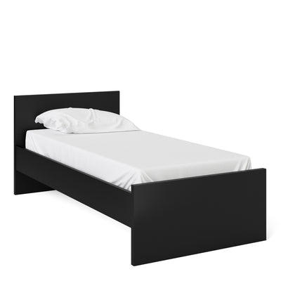Naia Bed 90x190 Black Mat Black Mat.