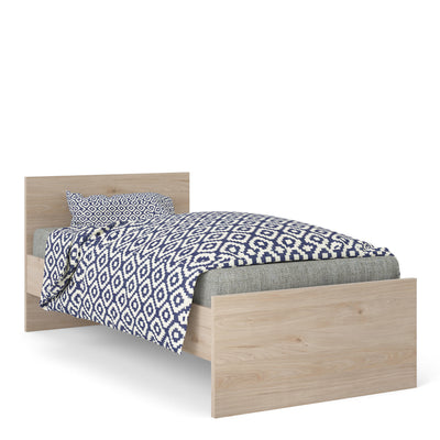 Naia Bed 90x190 Oak structure Jackson Hickory.