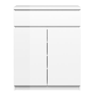 Naia Sideboard - 1 Drawer 2 Doors in White High Gloss