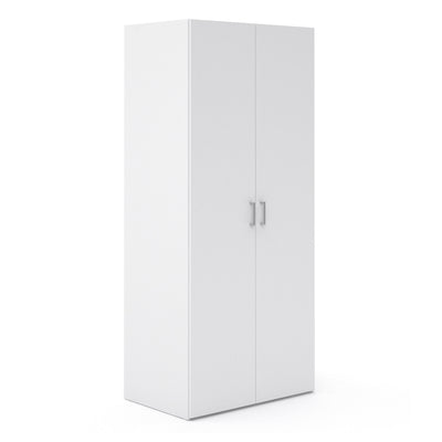 Space Wardrobe with 2 doors (175)  White White