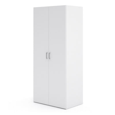 Space Wardrobe with 2 doors (175)  White White