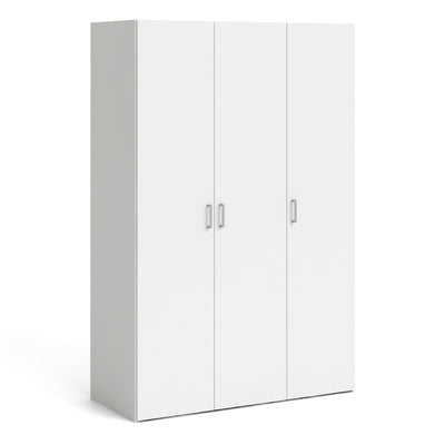 Space Wardrobe with 3 doors (175)  White White