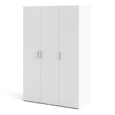 Space Wardrobe with 3 doors (175)  White White